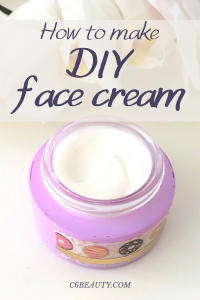 DIY Face Cream for Normal Skin - C6 Beauty